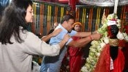 India News | Assam CM Himanta Biswa Sarma Offers Prayers at Bhootnath Mandir in Guwahati
