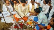 India News | MP CM Mohan Yadav Performs Govardhan Puja at Tilkeshwar Gaushala in Ujjain