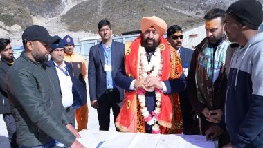 India News | Uttarakhand Governor Visits Kedarnath Dham, Oversees Ongoing Construction Work