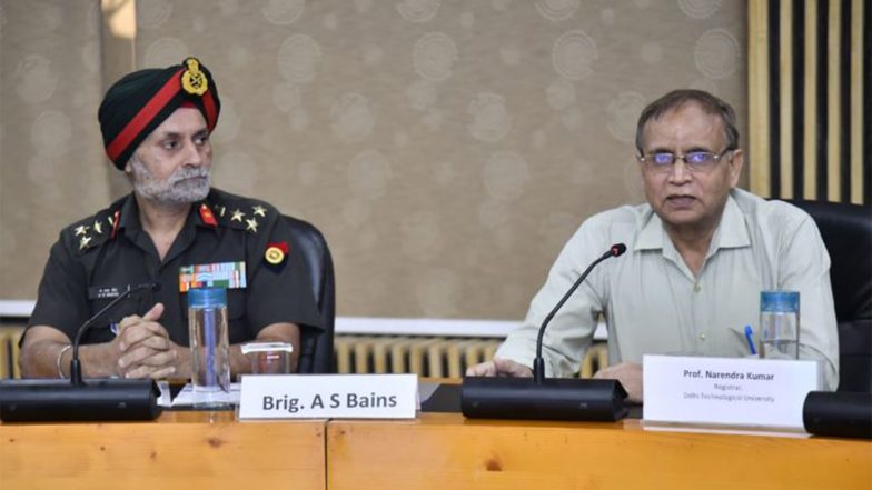 India News | Indian Army Signs MoU with Delhi Technological University to Boost Defence Technology and AI Skills