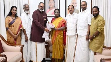 India News | Kerala BJP Delegation Meets President Droupadi Murmu, Apprises Sabarimala Gold 'theft' Incident