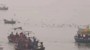 India News | Siberian Birds Arrive at Prayagraj Sangam, Delighting Locals and Tourists