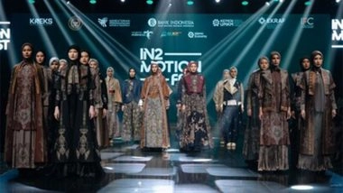 Business News | Bank Indonesia Hosts IN2MOTIONFEST 2025 Finale, Featuring 1,785 Modest Fashion Pieces Inspired by Indonesian Culture