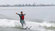 Sports News | J&K: Kashmir's Dal Lake Hosts Water Skiing Events