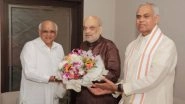 India News | Gujarat Governor Devvrat, CM Patel Extend Wishes to Amit Shah on His 61st Birthday