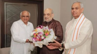 India News | Gujarat Governor Devvrat, CM Patel Extend Wishes to Amit Shah on His 61st Birthday