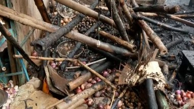 India News | Odisha: Massive Fire Breaks out in Bhubaneswar's Unit-1 Vegetable Market