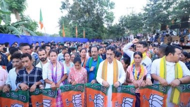 India News | Tripura CM Manik Saha Inaugurates New Party Office in Takarjala; 690 People Join BJP