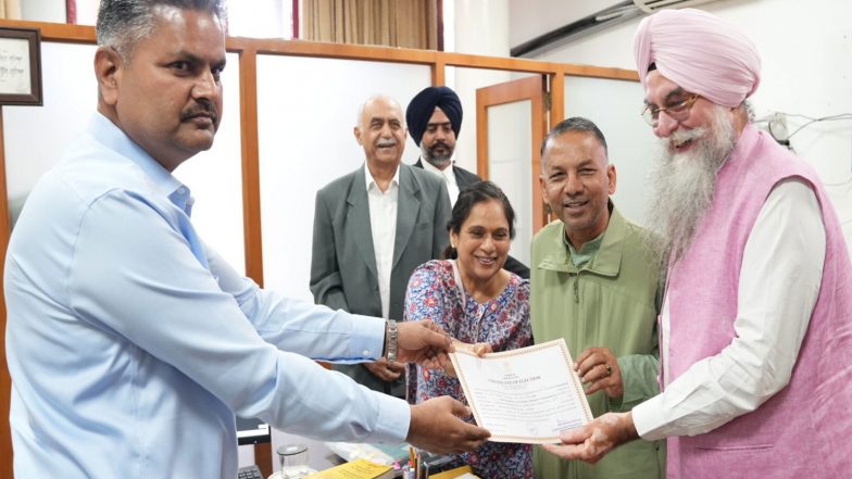 Business News | Padma Shri Rajinder Gupta, Emeritus Chairman of Trident Group, Elected Unopposed to Rajya Sabha from Punjab