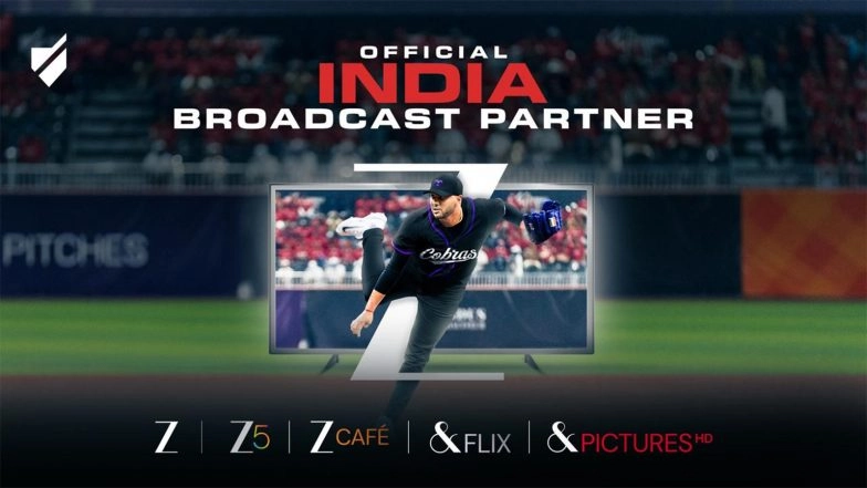 Business News | 'Z' Partners with Baseball United to Introduce India's Next Great Sport - The League's First Season to Be Telecast Live Across Zee 5 & 'Z' Linear Channels