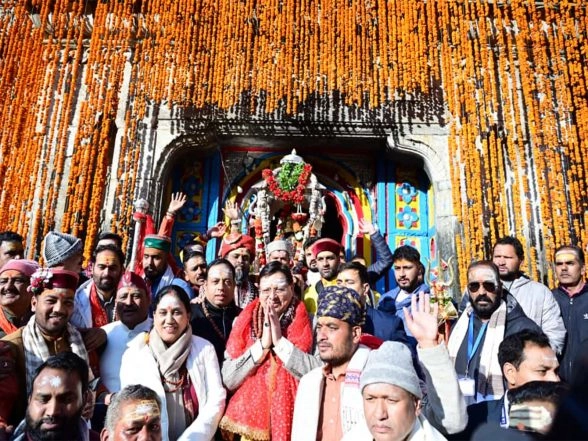 India News | Portals of Kedarnath Dham Closed for Winter Season; CM Pushkar Singh Dhami Attends Ceremony