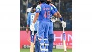 Sports News | Adelaide ODI: Rohit Iyer Fifties, Rana's Cameo Powers India to 264/9 Against Australia
