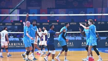 Business News | PVL 2025, Season 4, Match 29: Goa Guardians Pull Off Spectacular 3-2 Comeback Against Delhi Toofans