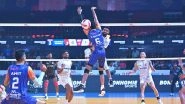 Business News | PVL 2025: Ahmedabad Defenders Break Mumbai Meteors Unbeaten Streak with a Thrilling Win