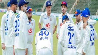 Sports News | Afghanistan Penalised for Slow Over-rate in One-off Test Against Zimbabwe