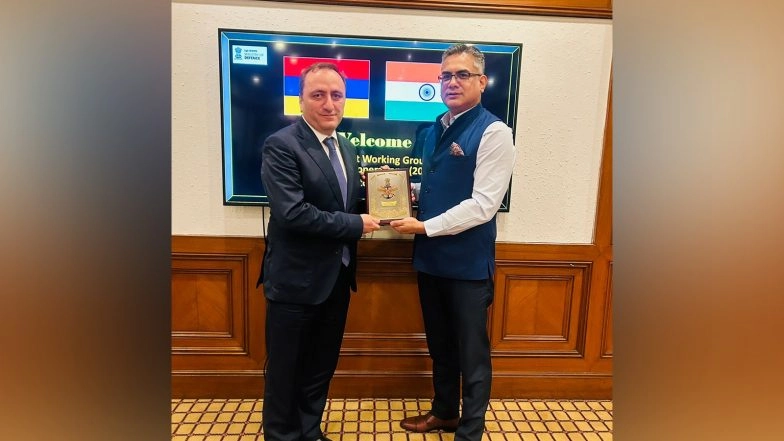 World News | India, Armenia Hold Joint Working Group Meeting on Defence Cooperation