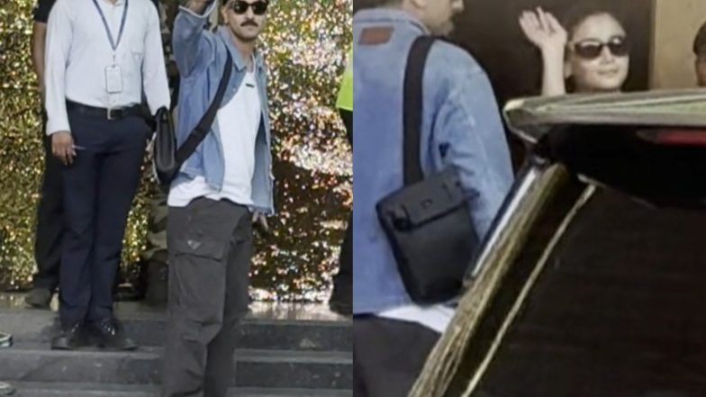 Entertainment News | Ranbir-Alia Make Stylish Appearance at Kalina Airport with Daughter Raha