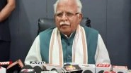 India News | 'Govt to Provide Needed Assistance': Union Minister Manohar Lal Meets Late IPS Y Puran Kumar's Family