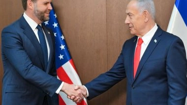 World News | 'Vote on West Bank Annexation Deliberate Political Provocation During JD Vance's Visit to Israel': Netanyahu's Office