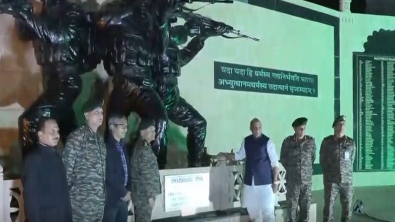 India News | Defence Minister Rajnath Singh Inaugurates Shaurya Van in Jaisalmer