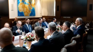 World News | US Vice Prez Vance Holds Talks with Israel PM, President on Gaza Deal