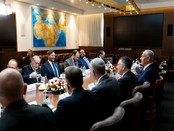 World News | US Vice Prez Vance Holds Talks with Israel PM, President on Gaza Deal