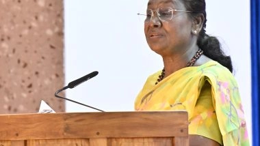 India News | President  Murmu Graces Valedictory Function of Platinum Jubilee Celebrations of St Thomas College at Palai