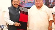 India News | Nagaland Minister Temjen Along Calls on Union Minister Jitendra Singh, Extends Diwali Greetings