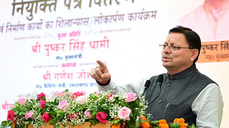 India News | Uttarakhand CM Tells Sports Department to Provide Training for Agniveer Recruitment