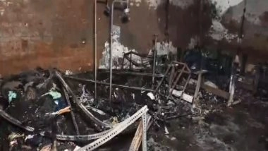 India News | Delhi: Fire Breaks out in Khanpur Extension Factory, Officials Suspect Short Circuit