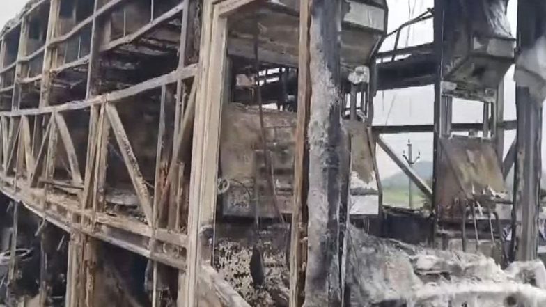 India News | Priyanka Gandhi Condoles Loss of Lives in Kurnool Bus Fire