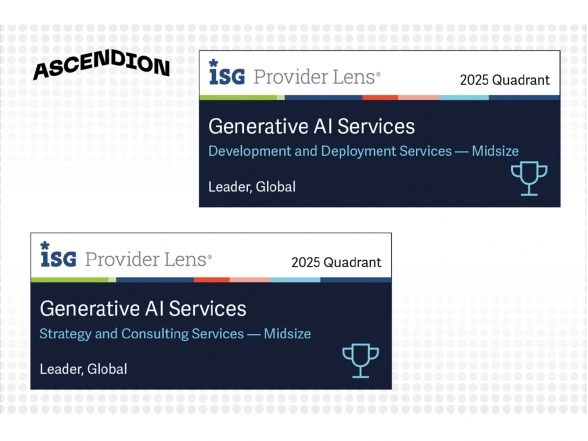 Business News | Ascendion Recognized as a Global Leader in the ISG Provider Lens® for Generative AI Services 2025