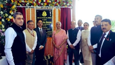 Business News | Nirmala Sitharaman Inaugurates New CGST Bhawan in Ghaziabad