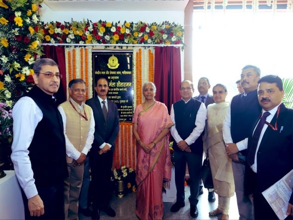Business News | Nirmala Sitharaman Inaugurates New CGST Bhawan in Ghaziabad