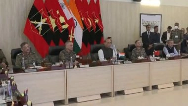 India News | Defence Minister Rajnath Singh, CDS General Anil Chauhan Attend Army Commanders Conference in Jaisalmer