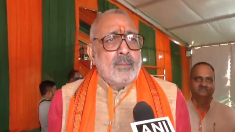 India News | Matter of Pride, Says Giriraj Singh on PM Modi's Visit to Poll-bound Bihar