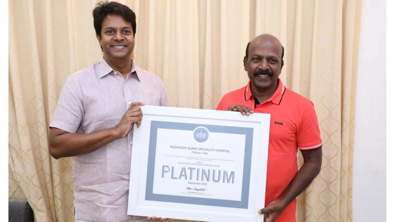 Business News | Meenakshi Super Speciality Hospital Sets Benchmark with India's First LEED Platinum Certification