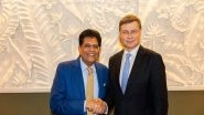 World News | Piyush Goyal Meets EU Commissioner in Berlin, Discusses Progress on India-EU FTA