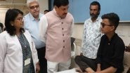India News | MP CM Visits Hamidia Hospital to Meet Children Injured by Carbide Guns