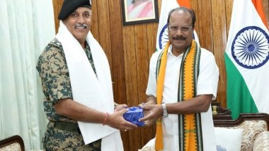 India News | Tripura BSF IG Meets Governor, Apprises over Prevailing Security Along Indo-Bangladesh Border