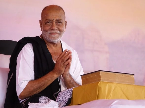 Business News | Morari Bapu Embarks on a Second Historic 'Ram Yatra' -- Retracing the Sacred Footsteps of Lord Ram During Exile and Back