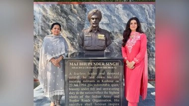 Entertainment News | Nimrat Kaur Pays Tribute to Father Major Bhupender Singh on 73rd Birth Anniversary in Kashmir