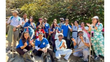 Business News | Go4Explore Team Conducts Clean-Up Drive at Chopta Tungnath, Sets Example for Responsible Travel - Corporate Offsite with a Cause