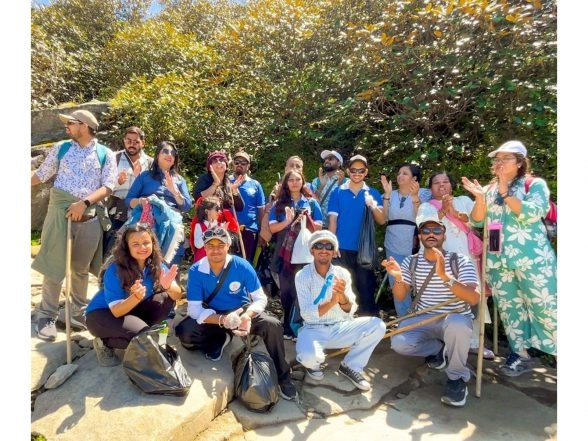 Business News | Go4Explore Team Conducts Clean-Up Drive at Chopta Tungnath, Sets Example for Responsible Travel - Corporate Offsite with a Cause