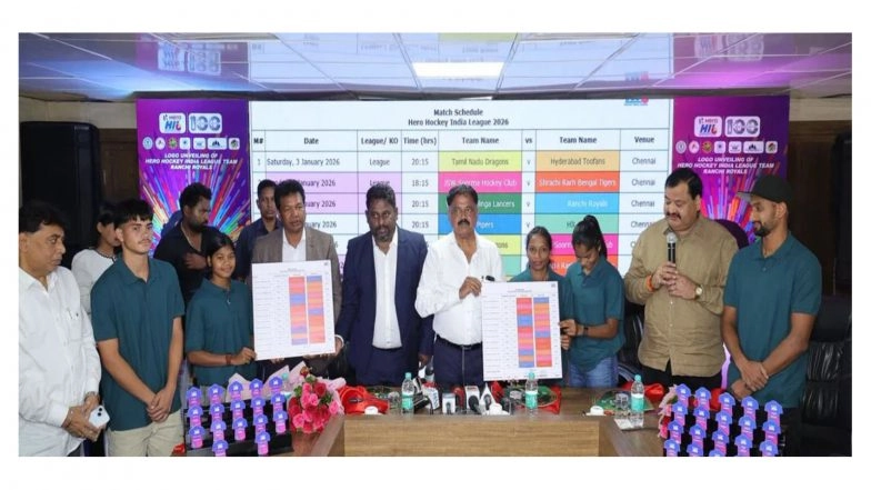 Sports News | Hockey India League Unveil Men's and Women's Schedule for 2025-26 Season