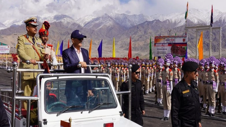 India News | 453 Recruits, Including 209 Women Constables Joins Ladakh Police in First-ever Passing-out Parade: Lieutenant Governor Kavinder Gupta