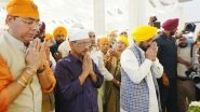India News | Arvind Kejriwal, Punjab CM Participate in Kirtan Darbar to Commemorate 350th Martyrdom Day of Sri Guru Tegh Bahadur