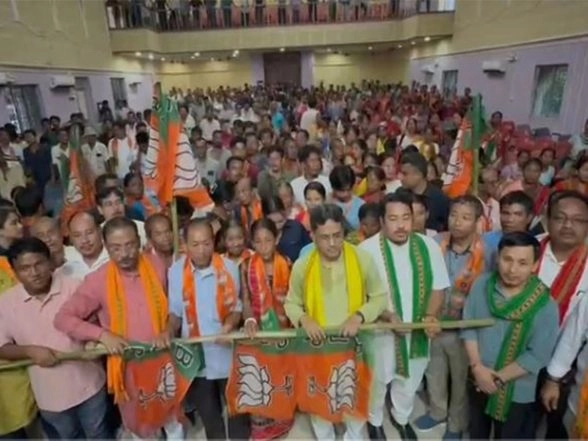 India News | Tripura CM Manik Saha Attends Karyakarta Sammelan in Mandai