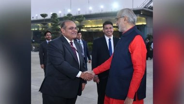 World News | Vice President CP Radhakrishnan Leaves for Seychelles to Attend Swearing-in Ceremony of President-elect Patrick Herminie