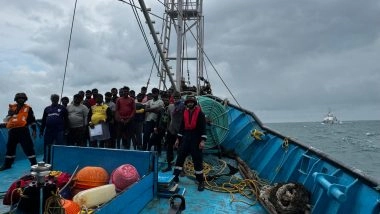 India News | Karnataka: Indian Coast Guard Rescues 31 Fishermen in Daring Search and Rescue Operation